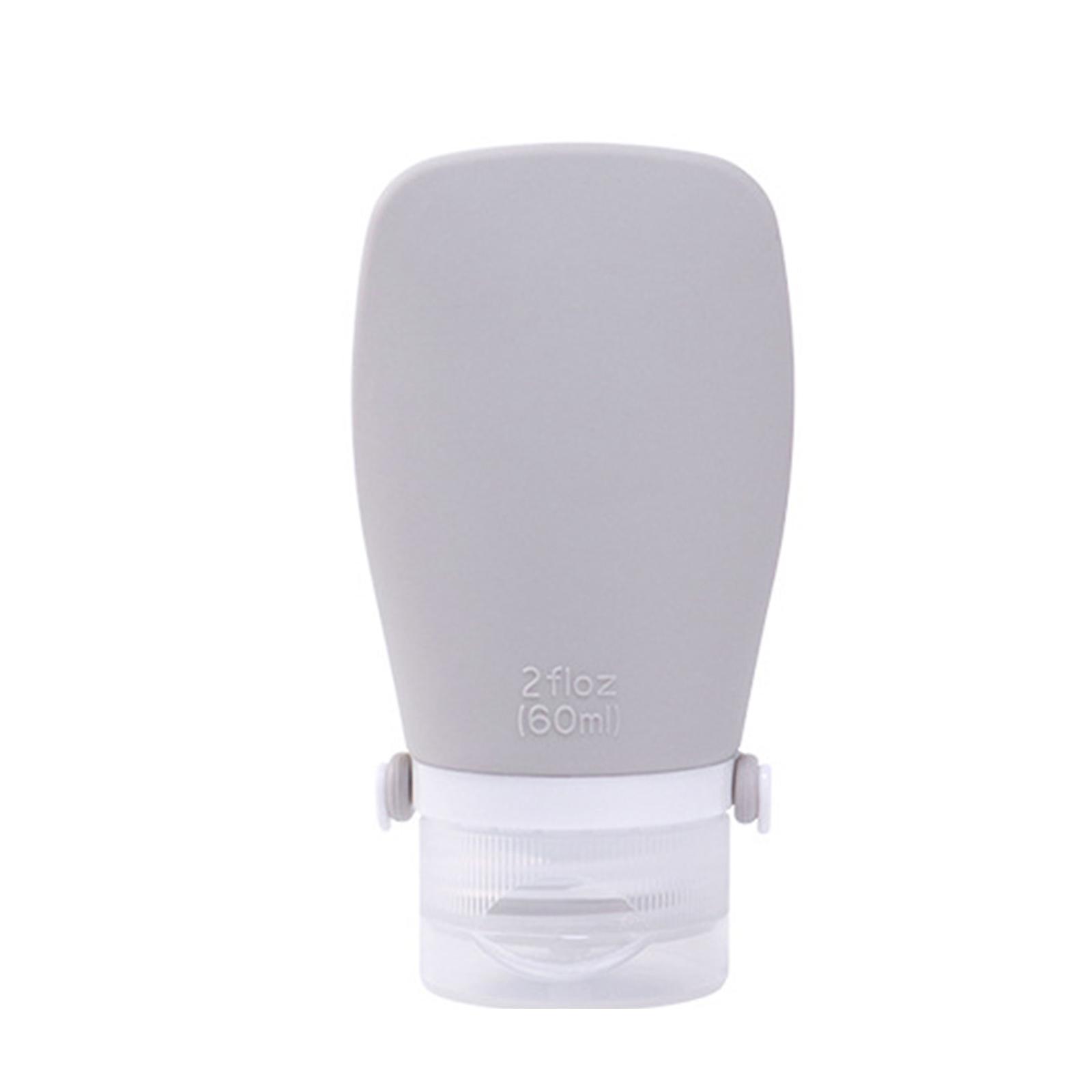 

Силиконовый дорожный флакон, герметичный, многоразовый, сжимаемый контейнер, маленький пустой дорожный флакон для шампуня 60/90 мл 60ml