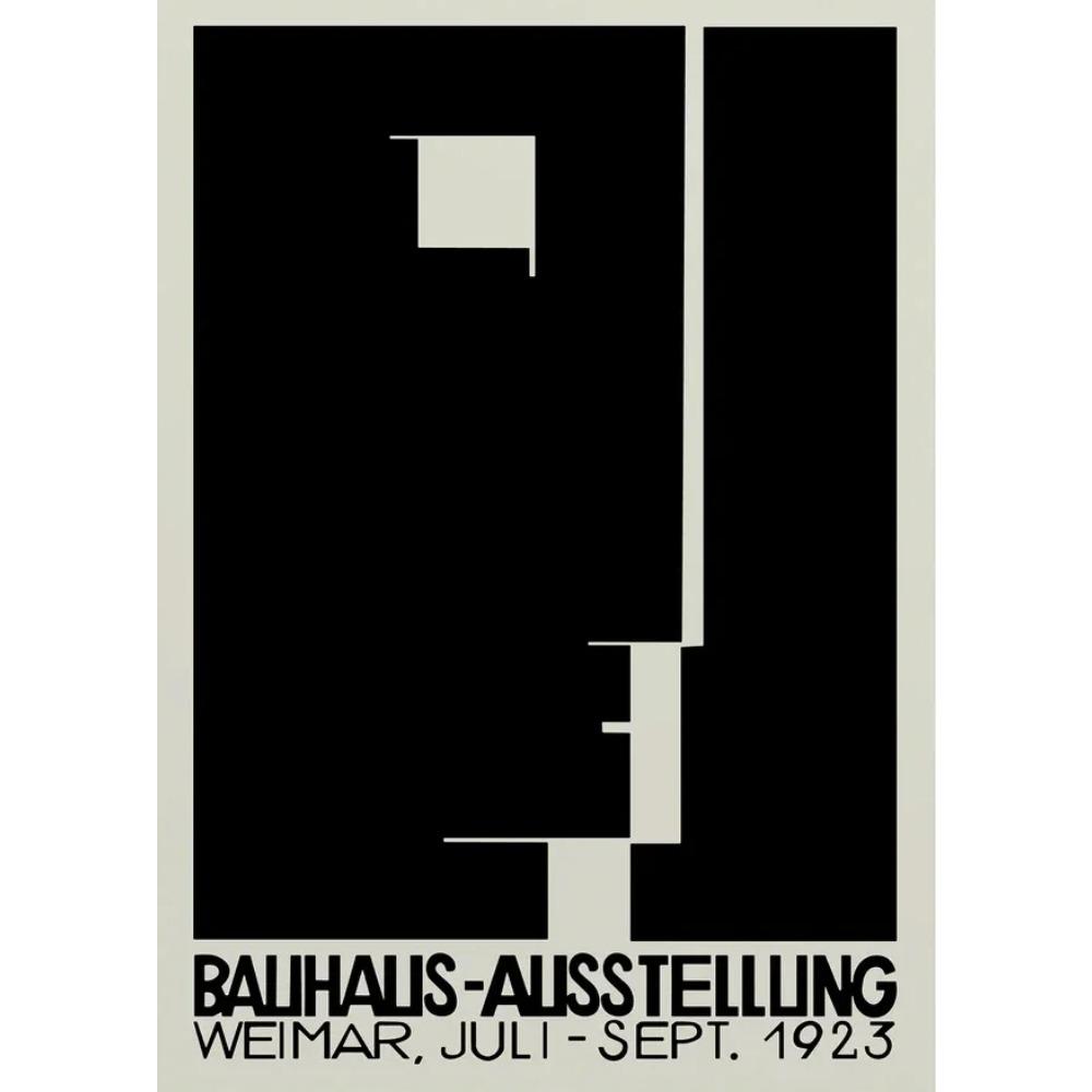 Minimalist Bauhaus Eyes Canvas Print Mid Century Bauhaus Music Vinyl Geometric Wall Art Poster for Modern Living Room Home Decor