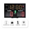Tragbarer elektronischer Anzeigebildschirm für Punktzahlen, Indoor, Digital, LED-Anzeigetafel, Basketball, Volleyball, Tennis, Spiel, Tisch-Anzeigetafel