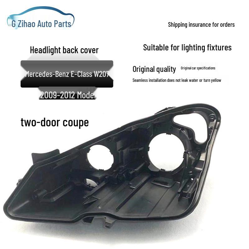 Compatible with 09-12 Mercedes-Benz W207 E-Class Coupe Headlight Rear Shell Lens Cover