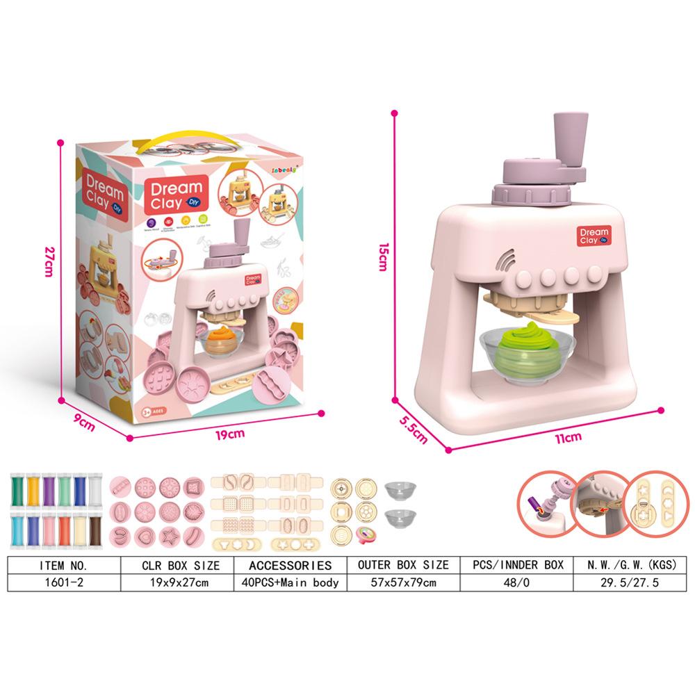 Colorful Clay Noodle Machine Toys, Children'S Diy Ultra-Light Clay Kindergarten Handmade Light Clay Plasticine Mold