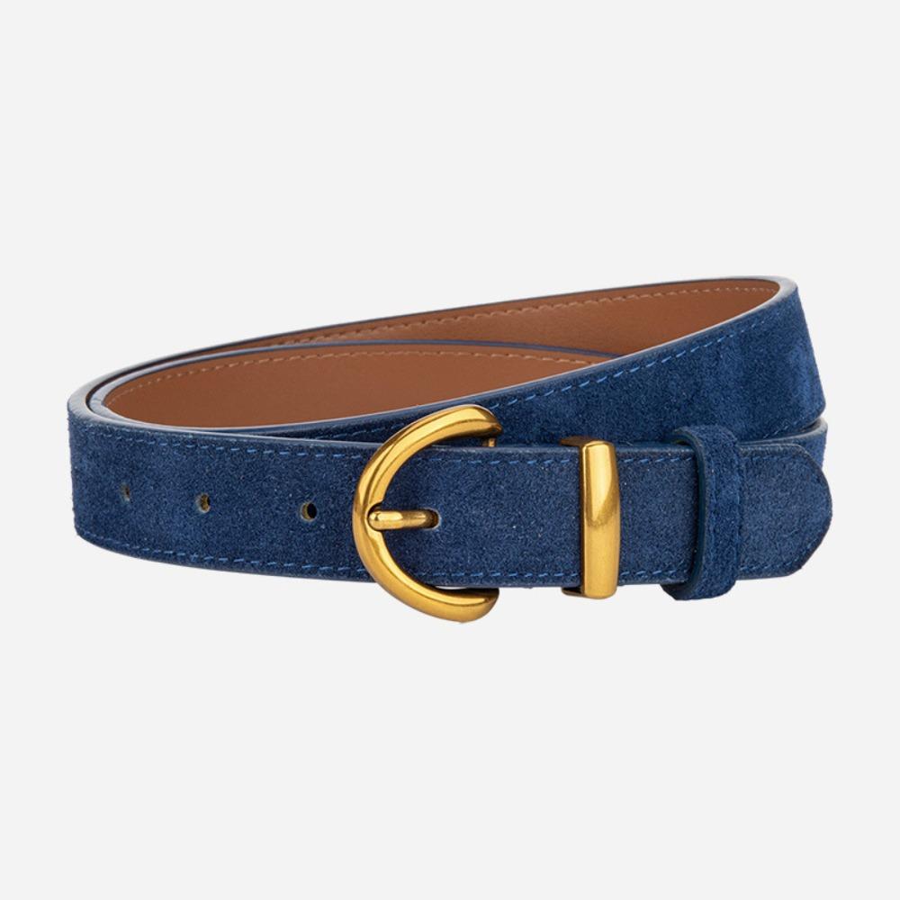 Casual Suede Leather Belt Trendy Business Waist Strap Gifts Trouser Dress Belts