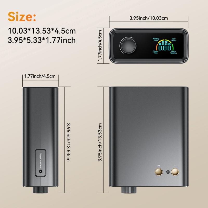 Mini Portable Welding Tool 18650 Battery Nickel Steel Mini Welding Machine With Digital Screen For Metal Sheet Bonding