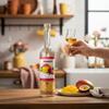 500ml bottle with fruit OWN MANGO AND PASSION FRUIT LIQUEUR - DIY