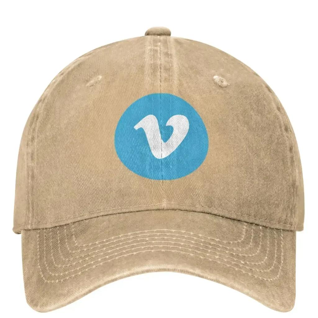 Vimeoed American Video Washed Baseball Cap Movie Streetwear Trucker Hat Summer Unisex Unisex Running Hippie Sunshade Baseball Caps