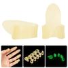 Comfortable Fit Thumb or Finger Glow Picks Ergonomic Shape Design Glowing Guitar Ukulele Picks Reduced Hand Fatigues