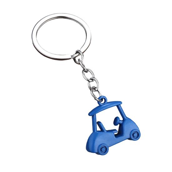 

Keychain Pendant Golf Cart Shape Lightweight Portable Keyring Creative Multiple Colors Optional Practical Keychain