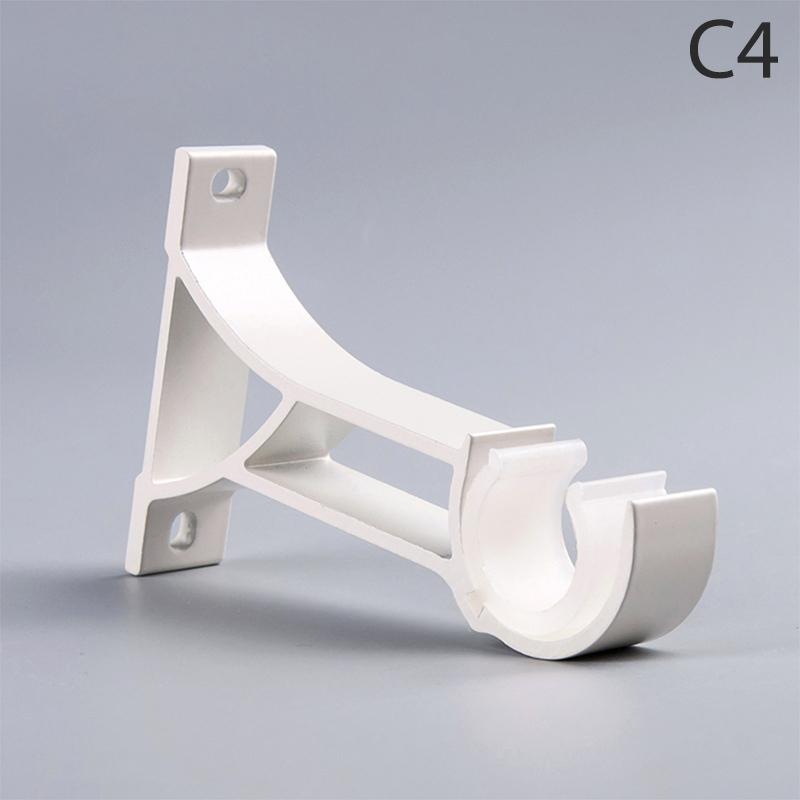 Gardinstang Takfeste Kraftig Gardinstangholder Med Matchende Skruer Aluminiumlegering Garderobestangholder