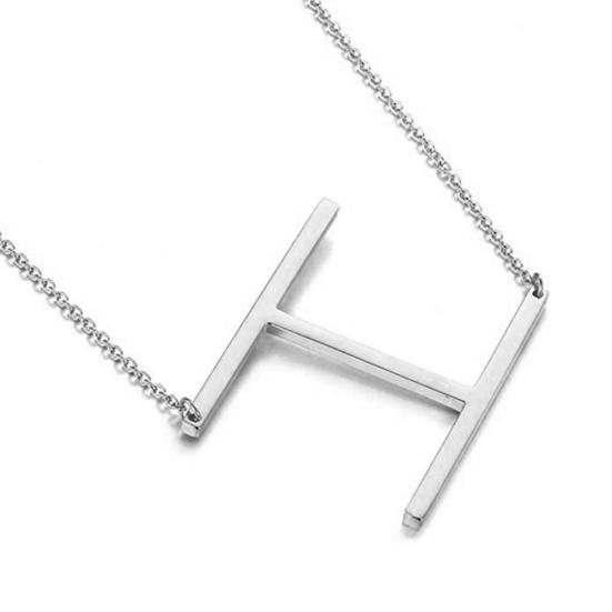 Women 26 English Letter Pendant Chain Necklace Choker Party Jewelry Gift