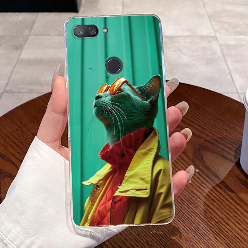 

Jelly Casing For Xiaomi Mi 8 Lite Clear Silicone Soft TPU Back Cover For Xiaomi Mi 8 Lite Funda Cute Cat Rabbit Heart Phone Case Xiaomi Mi 8 Lite