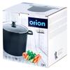 Granittopf mit Glasdeckel, hoch, GRANDE, 7,6 l