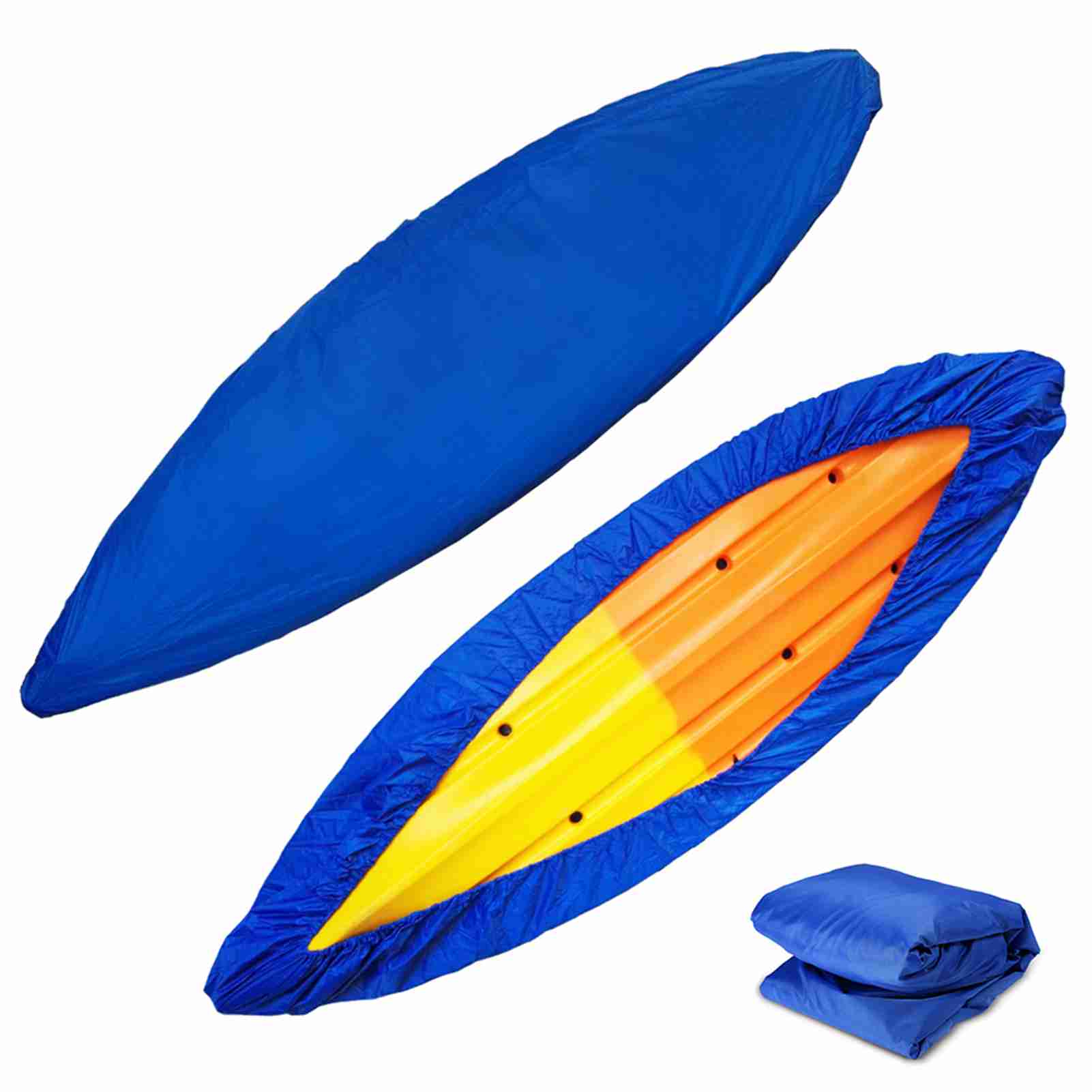 Kaisai Grey Professional Universal Kayak Cover Canoe Boat Waterproof Uv Resistant Dust Storage Cover Shield