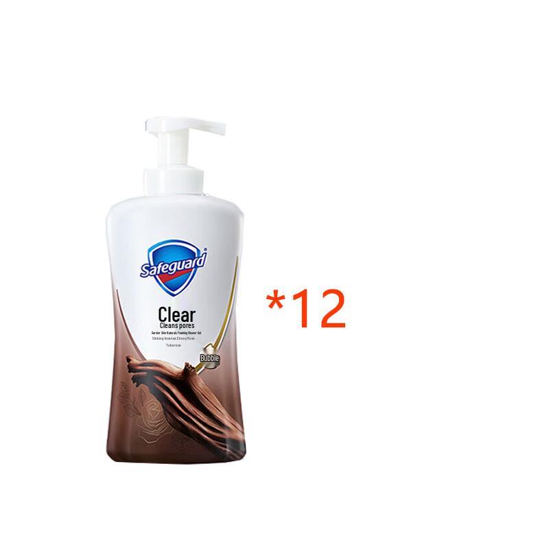 Safeguard Deep Ebony Rose Foaming Shower Gel
