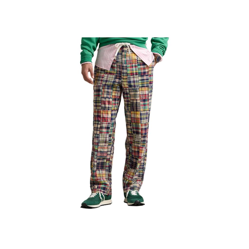 Polo Ralph Lauren Preppy Style Loose Fit Patchwork Plaid Trousers Men bottoms Multicolor MNPOPNT14H20086-999