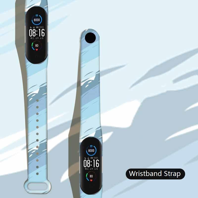 Barevné silikonové řemínky na hodinky Náhradní řemínek pro Mi Band 8 7 3 4 Měkký řemínek na náramku Příslušenství pro řemínek MI Band 5 6 7 NFC