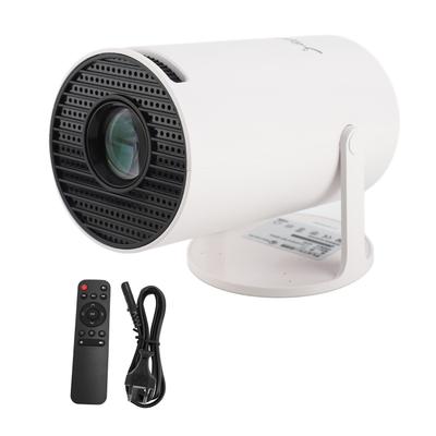 Smart Projector with Remote Control 720P Native Auto Keystone Manual Focus 270 Degrees  Adjustable