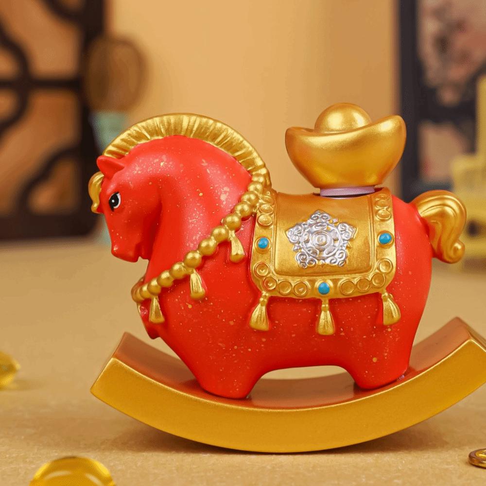 Rășină Cal Miniatură Stil Chinezesc Zodia Cal Ornamente Ornament de Birou Decor Birou