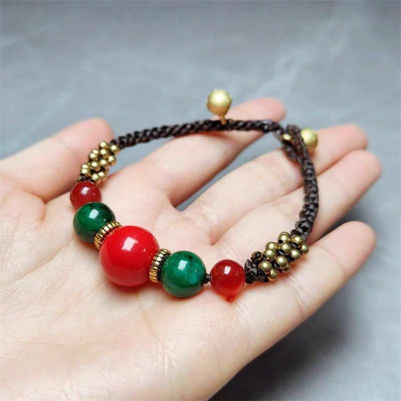 Handmade Tibetan Beaded Bracelet - Ethnic Style Niche Design for Women