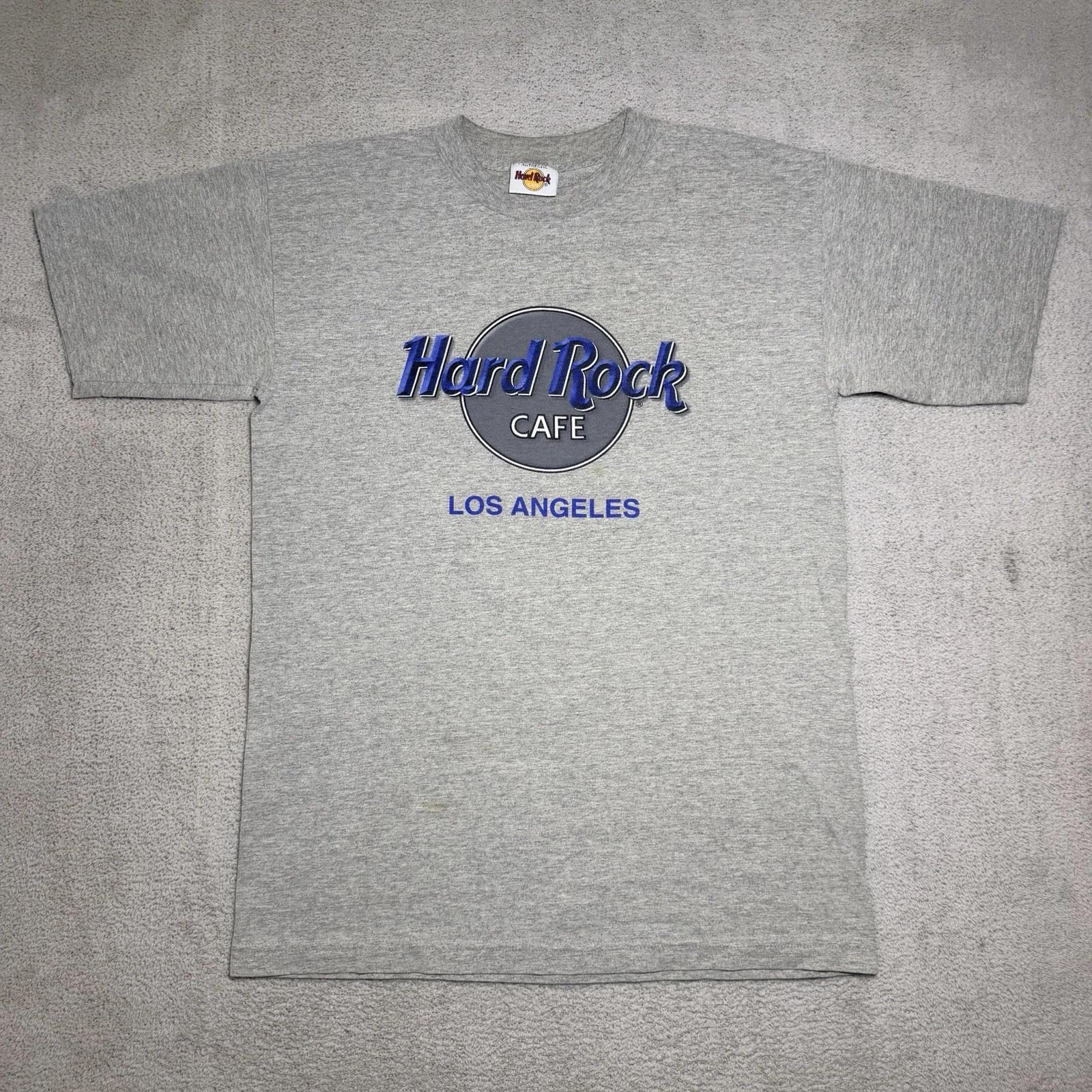 Vintage Hard Rock Cafe Los Angeles T Shirt Men’s Medium Graphic Print USA Made S