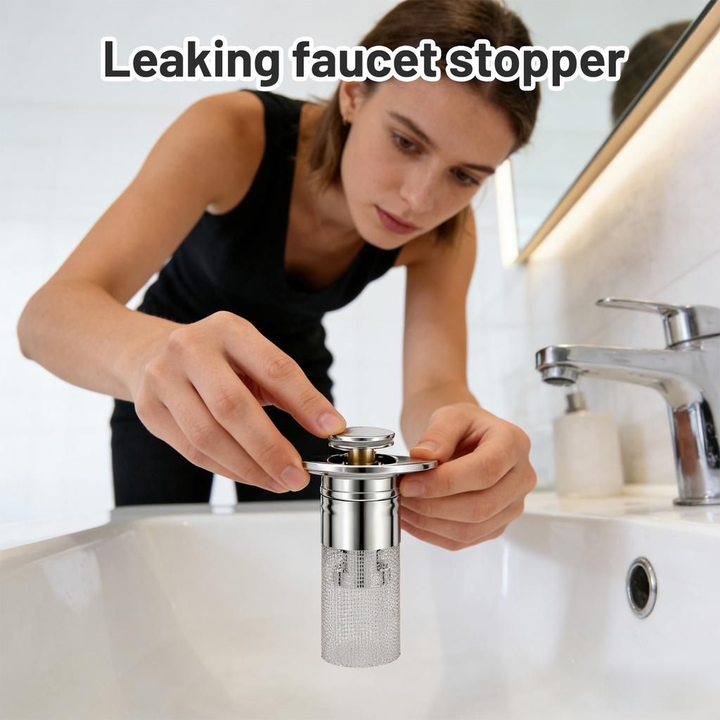 -up Core Water Hair Filter Screen -odor Disassembly Universal Push-button Sink Plug Water Stopper