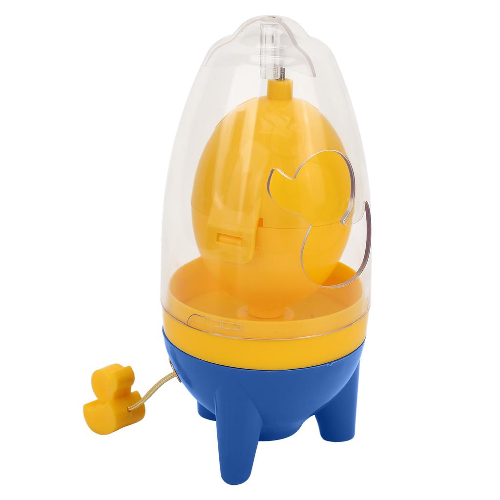 Egg Spinner Fun Shape High Torsion Rotation Homogeneous Hand Powered Portable Golden Egg Maker Blue