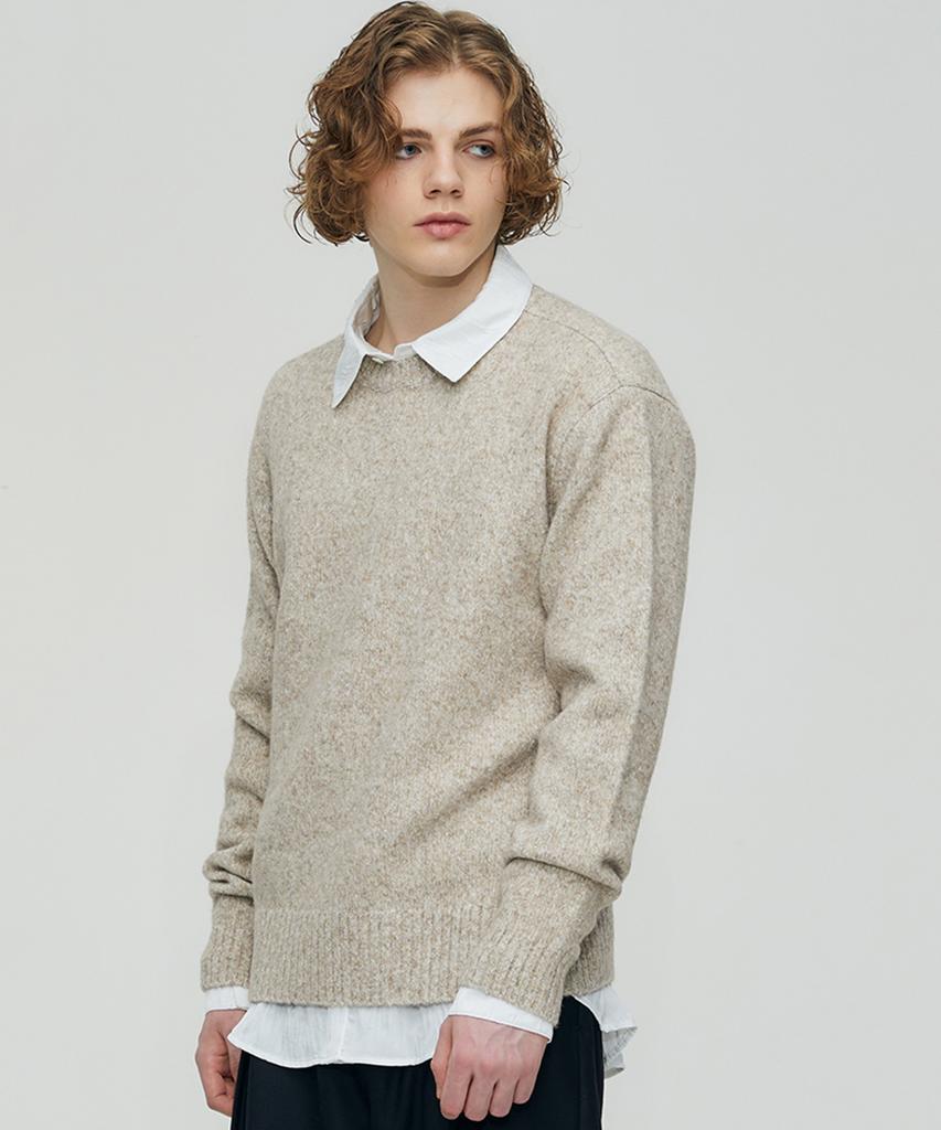 FINSDRUCK Metalic Yak & Lurex Pullover (Oatmeal)