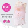 Girls' Cartoon Pattern Cotton Boxer Briefs - Thin, Antibacterial, Four Seasons Toddler & Young Child Style
