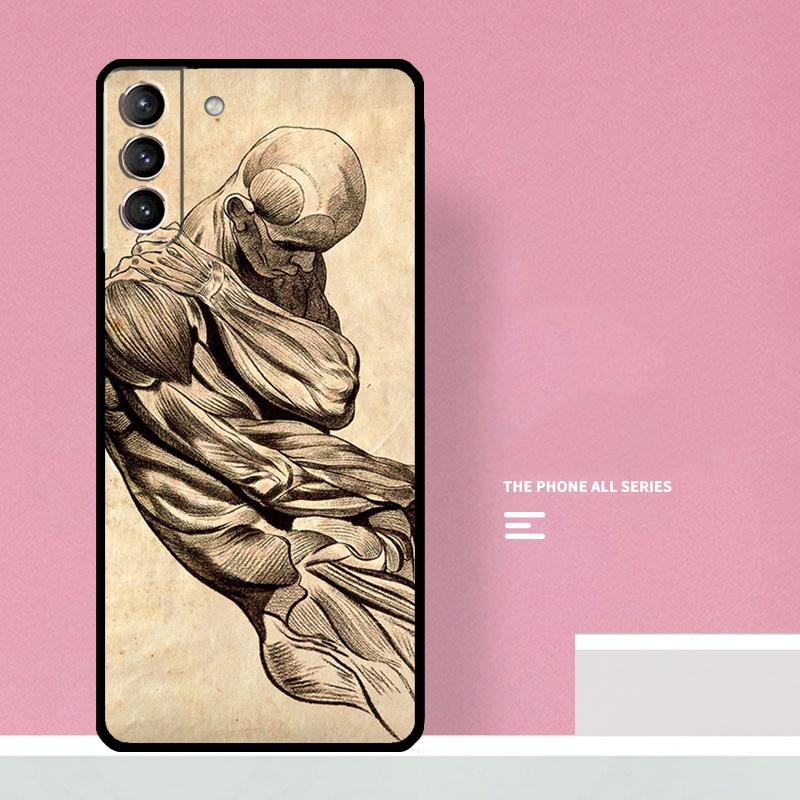 Human Anatomy Phone Case For Samsung Galaxy S26 S25 S24 S20 S21 S22 S23 Ultra S10 Plus S25 FE Cover Coque