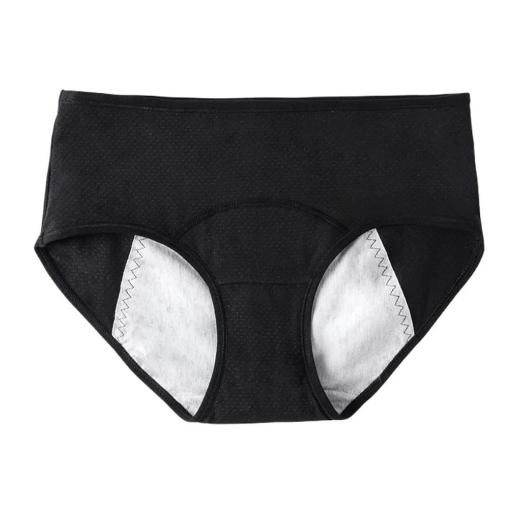 Women's Cotton Leakproof Period Panties Middle Waist Comfortable Underwear