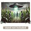 1 Piece Alien Spaceship and Cornfield Scene Tapestry Ideal Choice for Living Room Bedroom Office and Outdoor Decoration