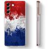 Frankreich Flagge Fußball Paris Handyhülle Für Samsung Galaxy S22 5G S20 Ultra S21 FE 5G S10E S9 S8 S10 Plus Note 20 10 Klare Hülle