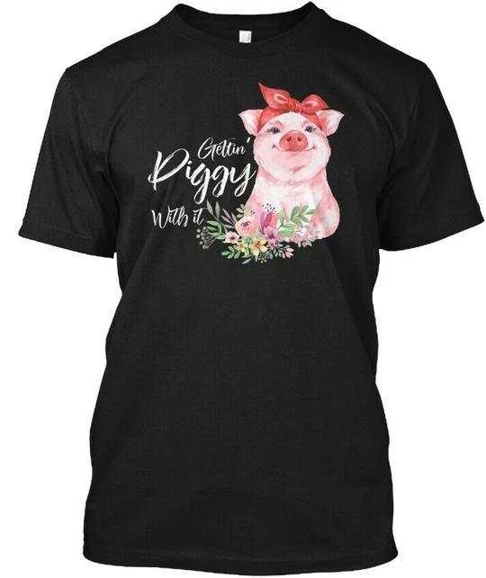 Getting Piggy With It TTshirt Made in the USA Size S to 5XL L
