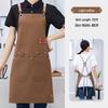 Waterproof & Oil-Proof Canvas Apron - Lightweight, Durable, Custom Logo Option, Perfect for Summer and Workwear; Dirt-Resistant