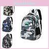Printed Backpack Travel Fashionable Wear Resistant Student Schoolbag