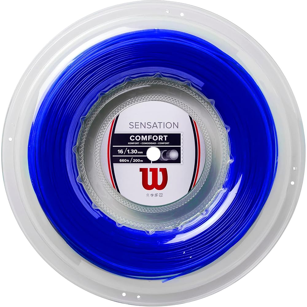 Wilson Sensation Blue 16 Tennis String Reel 200m Blue WR830910116
