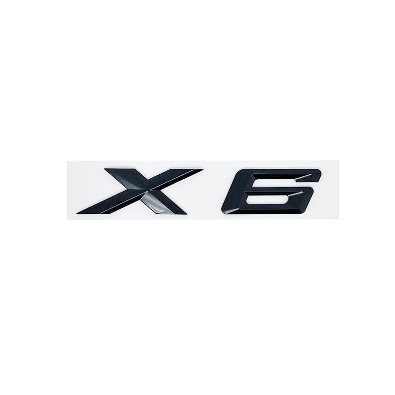 New Letters XDrive30d Trunk Emblem Badge For BMW X6 E71 F16 E72 G06 Stickers Lettering Accessories
