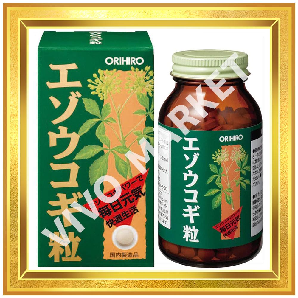 Comprimés ORIHIRO Ezo Ugoki 400 comprimés 33 à 50 jours d'approvisionnement s1959
