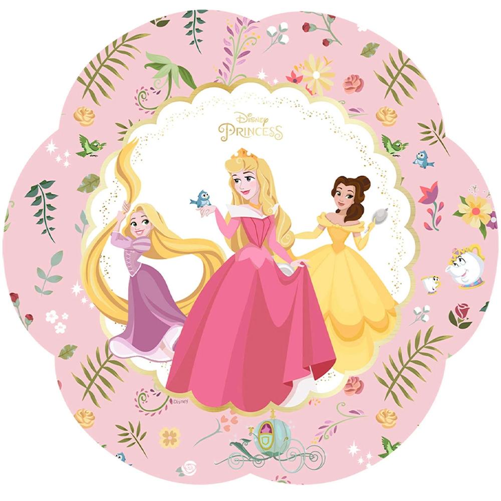Disney Princess Paper Prince Charming Party Plates (Pack of 4)