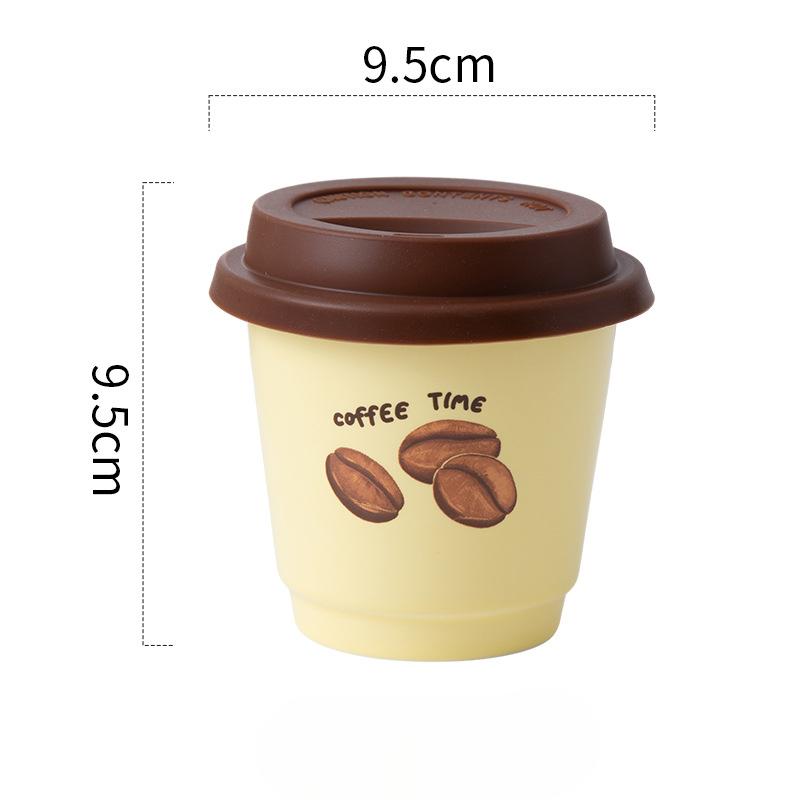 

Креативная кружка из керамики в форме бумажного стаканчика для кофе, милая кружка, бытовая чашка для воды, кружка для латте высокой ценности 230ml