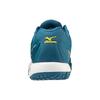 Mizuno Wave Intense Tour 5 AC Low Top Durable Tennis Shoes Men Sneakers Blue White Yellow 61GA190030