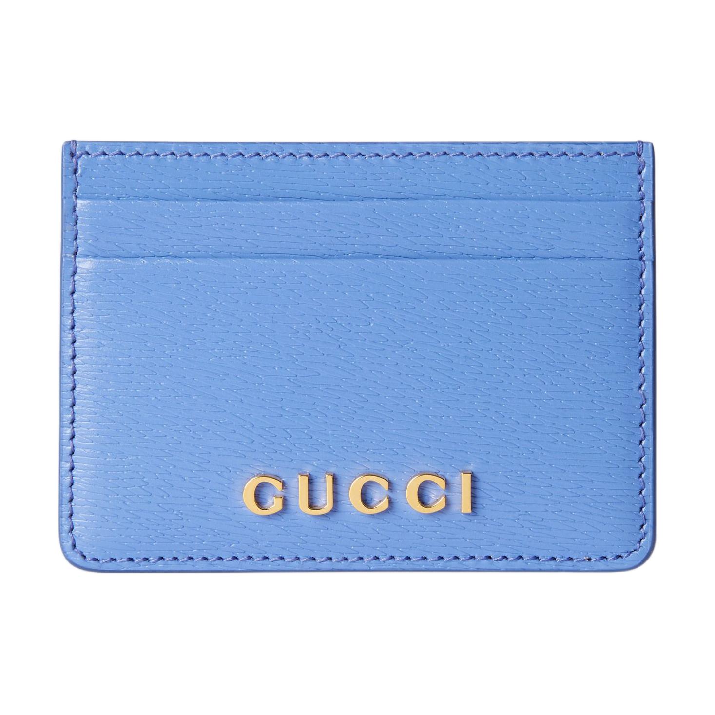 

Gucci Script Letter Logo Hardware Leather Card Holder Women Accessories Light-Purple 773428-0OP0N-5242 Basic Set (Bag+Dust Bag)