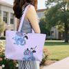 Group One-shoulder Leather Bag Tote Bag One-shoulder Bag PU Large Capacity  Cartoon