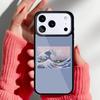 Cartoon Cute Stylish Waves Phone Case for iPhone 17 16 15 14 13 Pro Max Back Cover for 12 11 Pro Coque