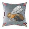 European Cushion Cover Animal Bee Embroidery Pillowcases Exquisite Cojines Decorativos Para Sofa Decorative Pillows Cushions