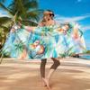 1pc Coconuts&Coconut Trees by the Sea Beach Towel Super Absorbent Suitable for Beach Vacation Pool Summer Gift for Friends