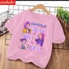 2025 Sommer Kpop Dämonenjäger T-Shirt Kinder Cartoon Anime Meme Druck Kleidung Rundhals Basic Jungen Oberteile Lässige Hemden Geschenk
