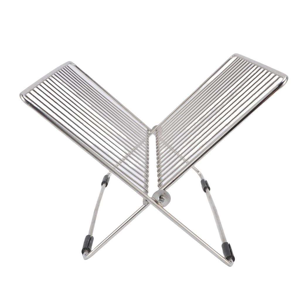 Folding Dish Drying Rack Stainless Steel Dish Drainer Space Saving Dish Rack for Kitchen Counter Storage Organization X