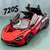 1:24 720S Spider Legering Auto Model Geluid en Licht Pull Back Kinder Speelgoed Verzamelingen Verjaardagscadeau