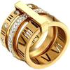 Starry Night European & American 3-in-1 Multi-Ring with Roman Lettering - Trendsetter Fashion Jewelry