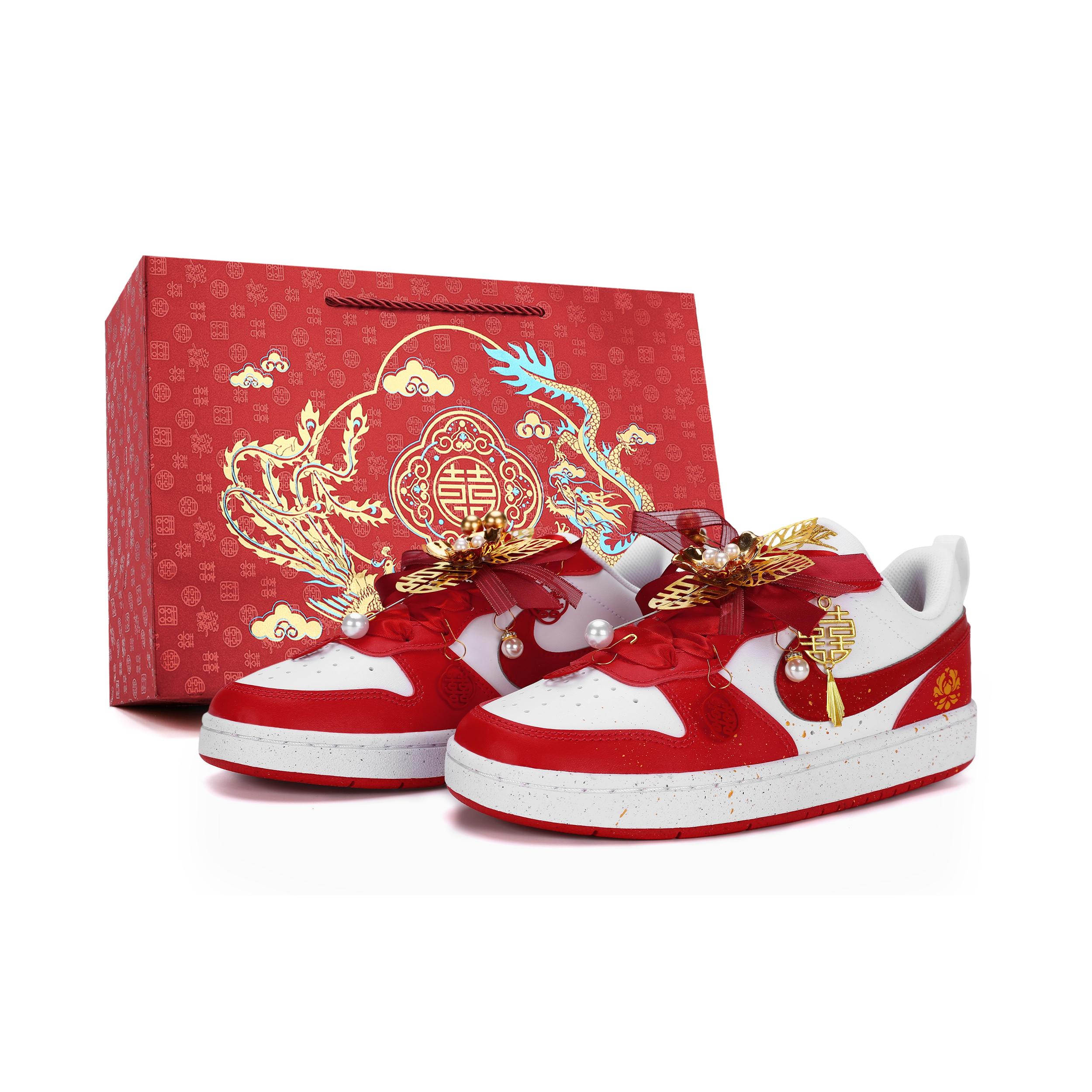 

Nike Court Borough Low top Skateboard Shoes Women s True Red DV5456-137(Team18-) 35.5